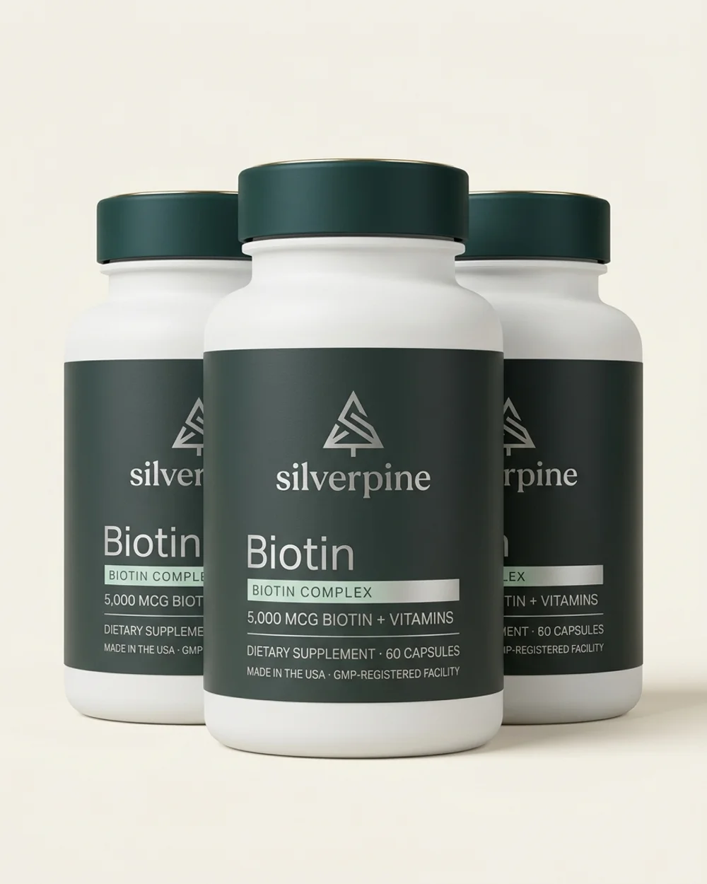 Biotin 3-bottle supply