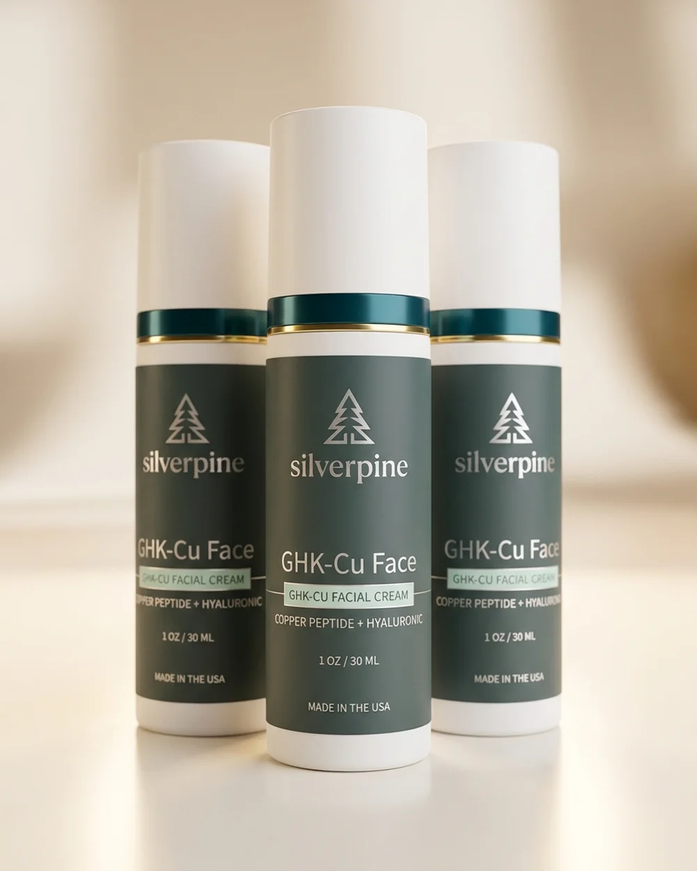 GHK-Cu Facial Cream 3-pack