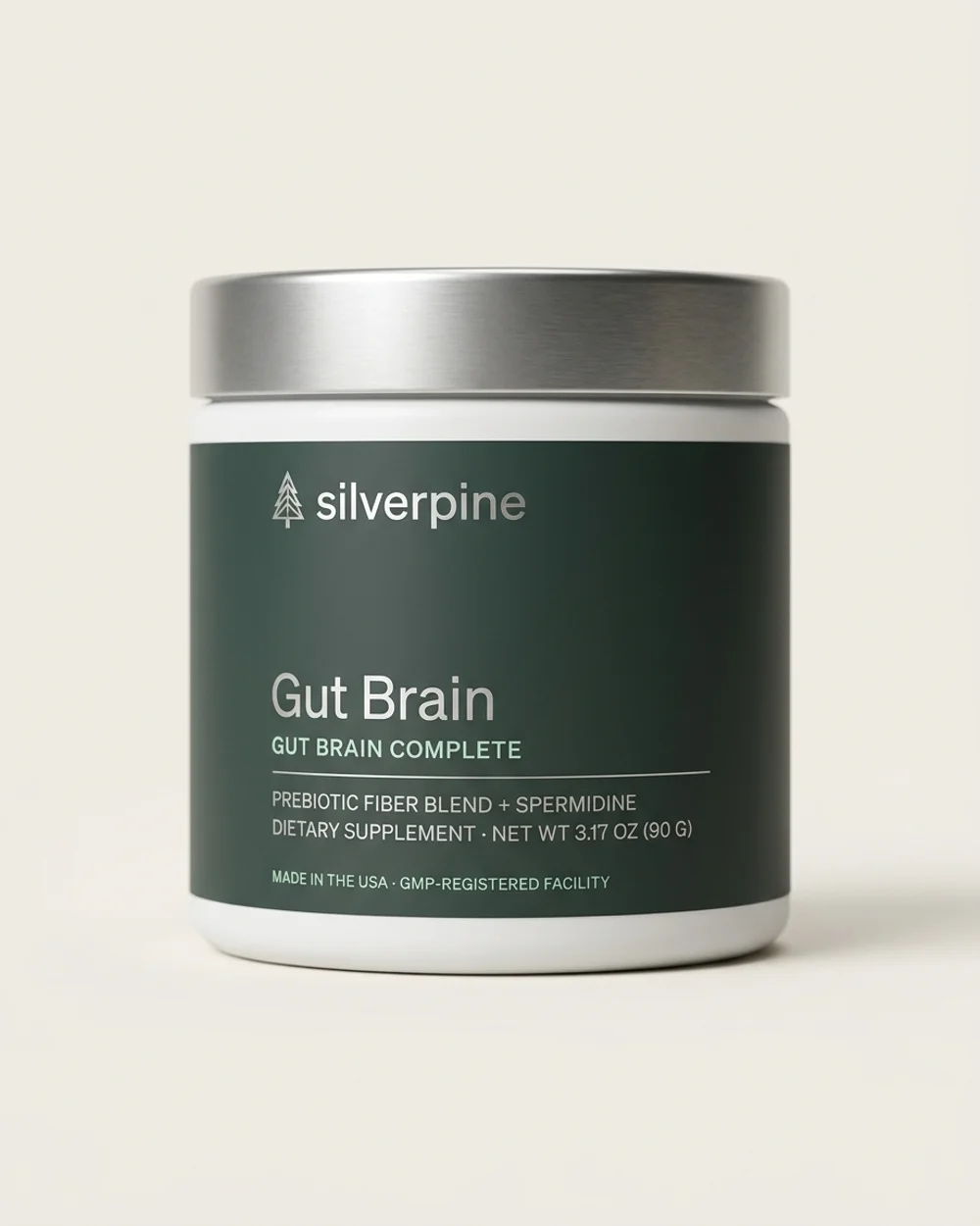 Silverpine Innovations Gut Brain Complete prebiotic fiber powder