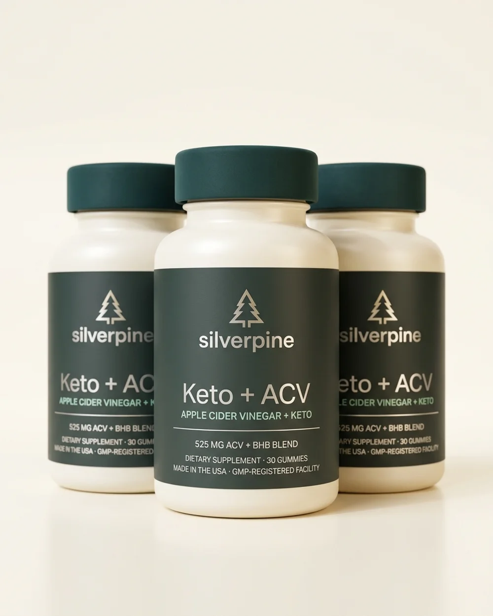Keto + ACV Gummies 3-bottle supply