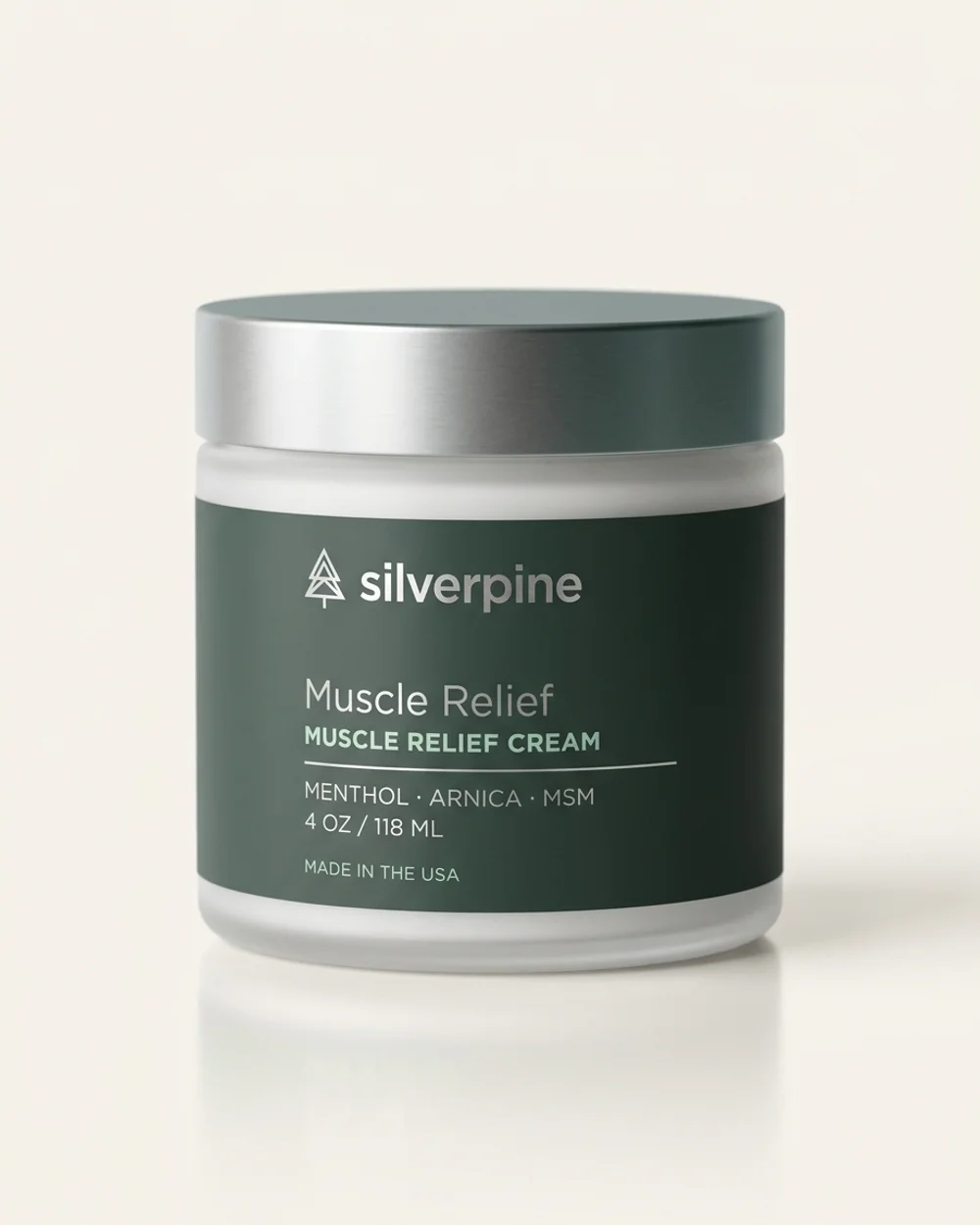 Silverpine Innovations Muscle Relief Cream