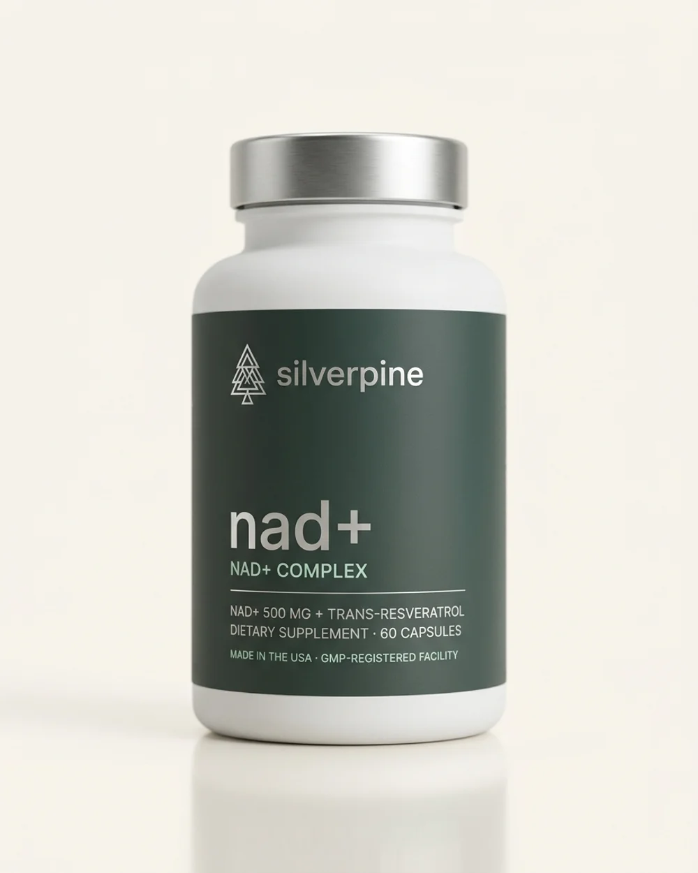 Silverpine Innovations NAD+ Capsules with trans-resveratrol
