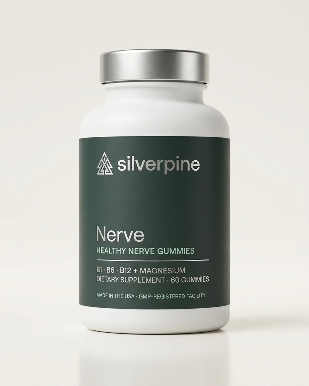 Silverpine Innovations Healthy Nerve Gummies Blue Raspberry