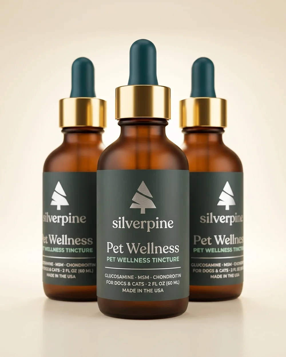 Pet Wellness Tincture 3-bottle supply