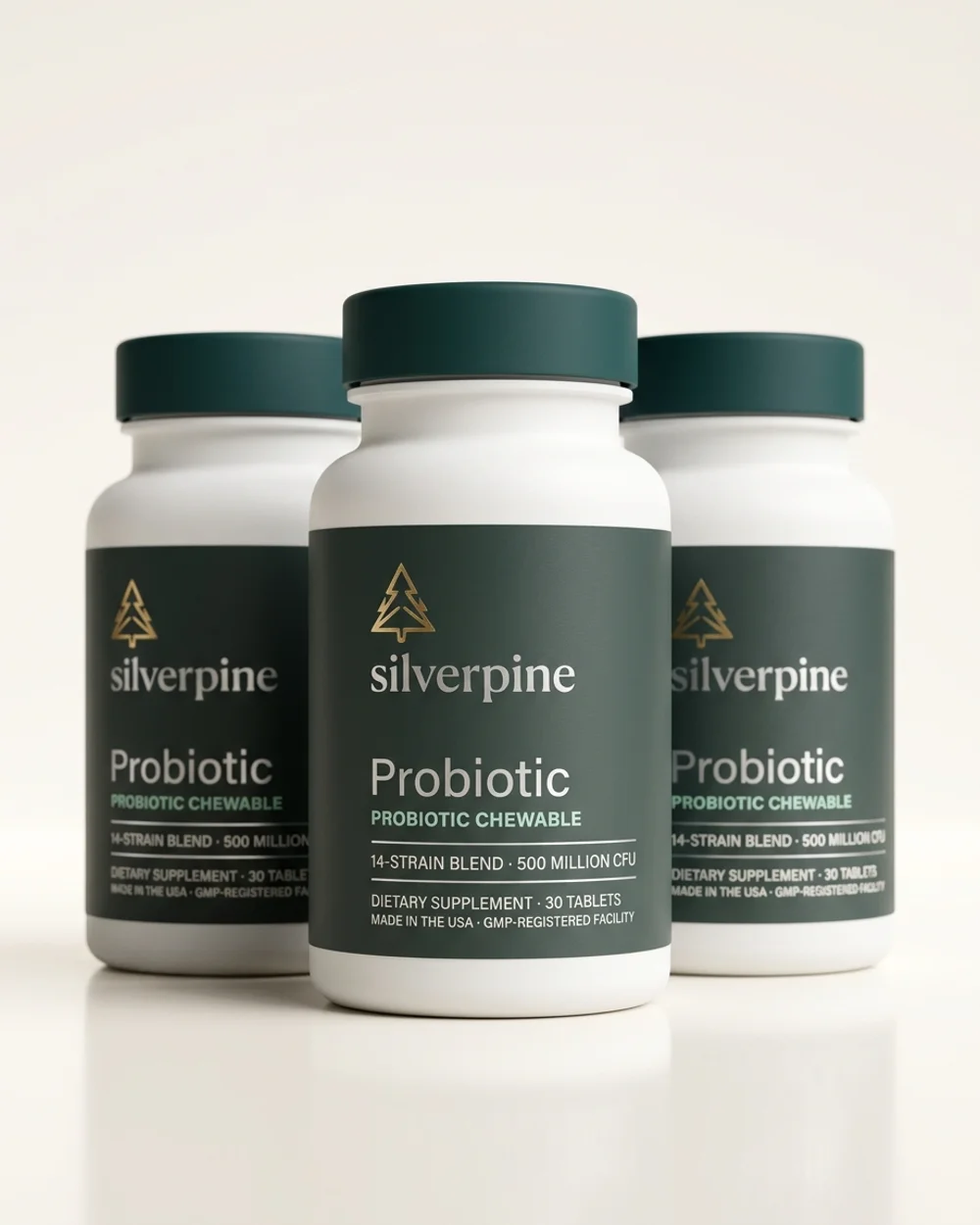 Probiotic Chewable 3-bottle supply
